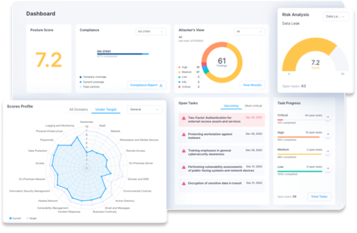 Cynomi Dashboard Screenshot